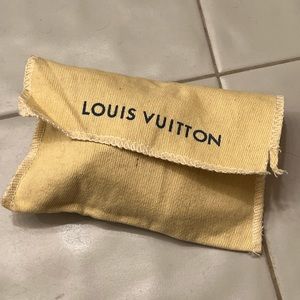 Louis Vuitton large luggage tag and strap